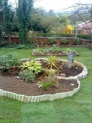 A garden in Pontefract we landscaped.